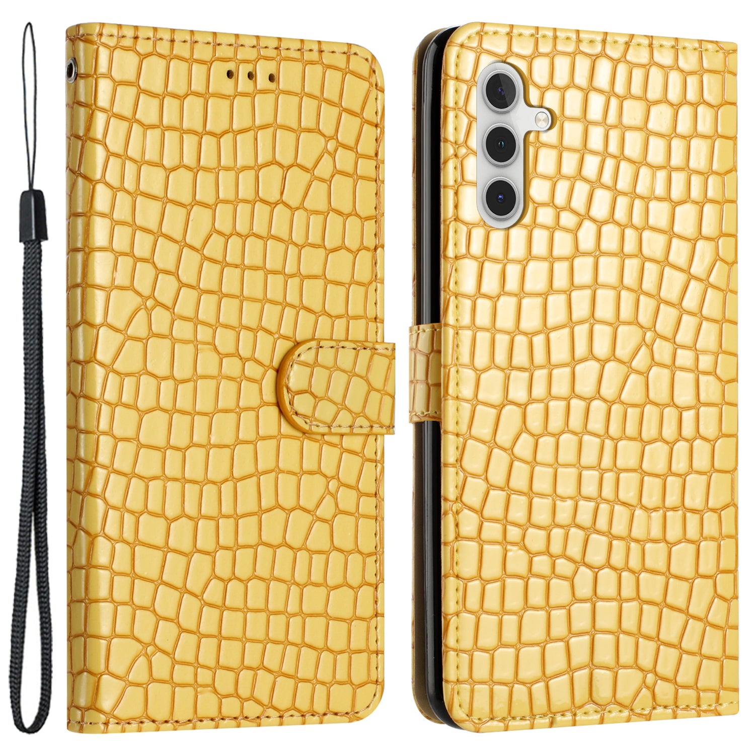 Pro Samsung Galaxy A04s 4G (164,7 x 76,7 x 9,1 mm) Kožený kryt stojánku na peněženku proti poškrábání Pouzdro na telefon s texturou krokodýl Pro Samsung Galaxy A04s 4G (164,7 x 76,7 x 9,1 mm) Kožený kryt stojánku na peněženku proti poškrábání Pouzdro na telefon s texturou krokodýl